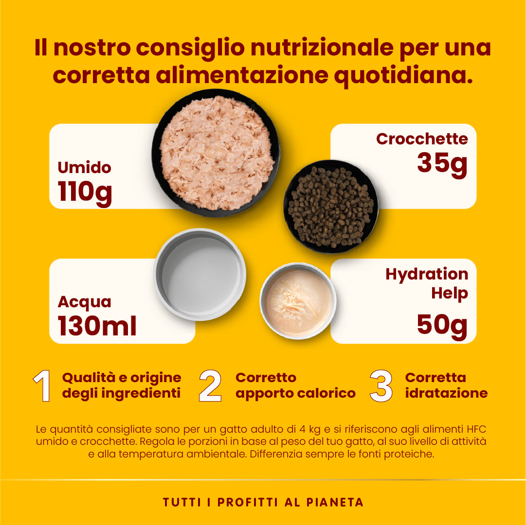 Almo Nature HFC Hydration Help Brodo di Sardine con Sardine 50 g Almo Nature HFC Hydration Help Brodo di Sardine con Sardine 50 g